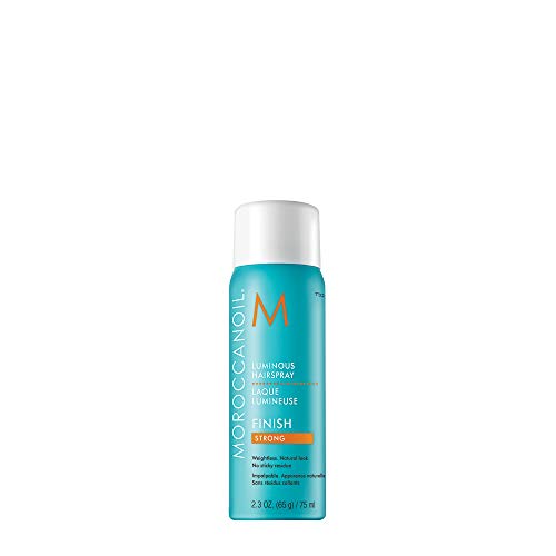 Laca para el cabello Moroccanoil Luminous Strong, Tamaño de viaje, 2.3 Fl Oz - imagen 3