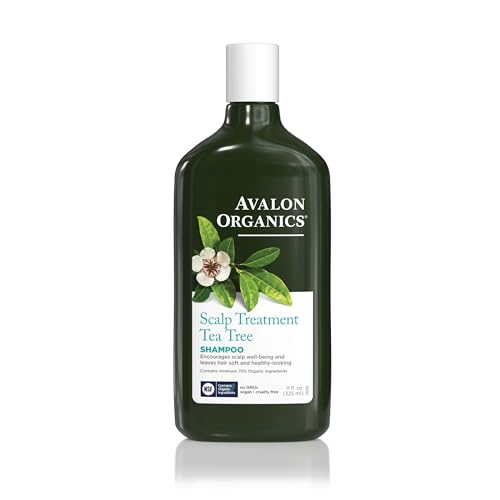 Champú Tratamiento para el Cuero Cabelludo Avalon Organics con Árbol de Té, Fomenta el Bienestar del Cuero Cabelludo y Deja el Cabello Suave, 11 - imagen 2
