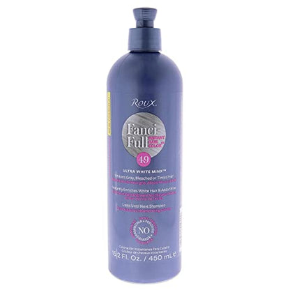 Roux Fanci-Full Enjuague de Color para Cabello Instantáneo, 49 White Minx, 15.2 Oz, Suaviza Tonos y Disimula Canas - imagen 3