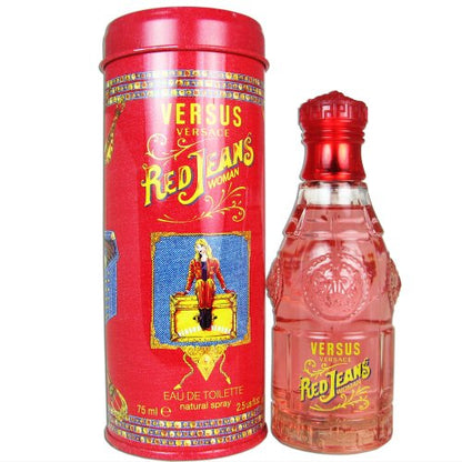 Versace Red Jeans Eau De Toilette Spray para Mujeres, 2.5 onzas - imagen 4