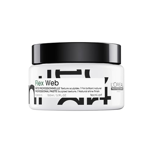 Pasta de Textura Flex Web L'Oréal Professionnel Paris - Pomada y Gel de Estilo de Fuerte Sujeción para Todo Tipo de Cabello, El Empaque Puede Variar - imagen 4