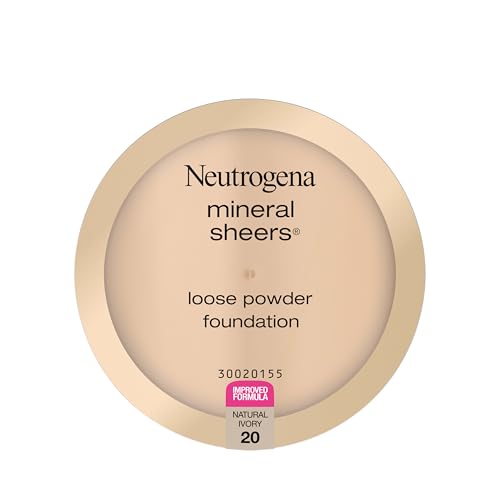 Neutrogena Mineral Sheers Polvo Suelto para Maquillaje, Base de Maquillaje Ligera, Cobertura Construible de Ligera a Media, Para Piel Sensible, - imagen 2