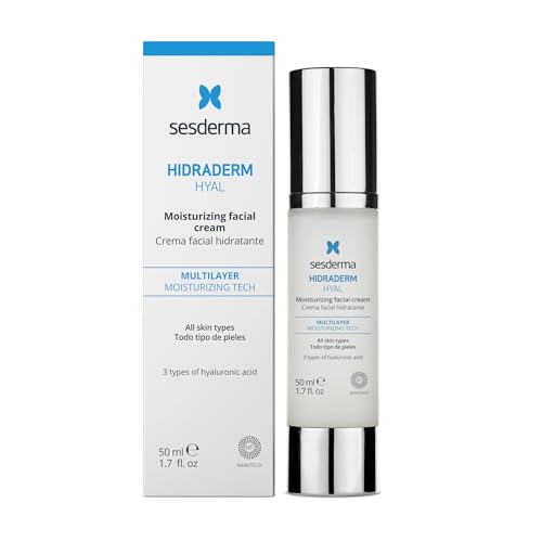 Crema Hidratante Sesderma HIDRADERM HYAL, Hidratación Profunda para el Rostro, Textura Ultra Ligera, Todos los Tipos de Piel, 50 ml - imagen 2