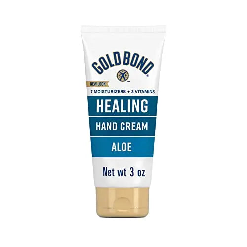 Crema de Manos Gold Bond Healing con Aloe, Hidratante Rico para Piel Seca a Muy Seca, Hidratación Duradera, No Grasosa, 3 Oz Tubo Portátil - imagen 1