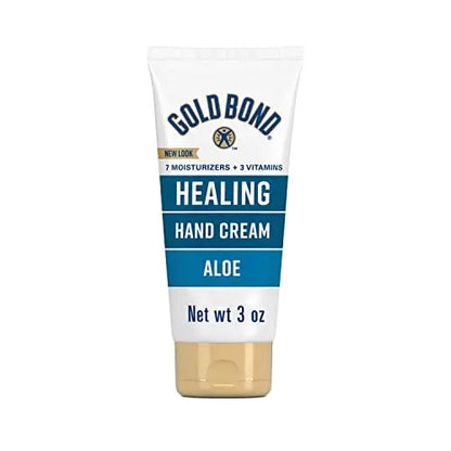 Crema de Manos Gold Bond Healing con Aloe, Hidratante Rico para Piel Seca a Muy Seca, Hidratación Duradera, No Grasosa, 3 Oz Tubo Portátil - imagen 4
