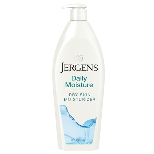 Loción Hidratante Jergens Daily Moisture para Piel Seca, Crema de Manos y Cuerpo, con Mezcla HYDRALUCENCE, Proteínas de Seda y Extracto de Cítricos, - imagen 2