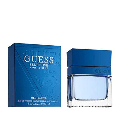 Guess Seductive Homme Eau de Toilette Spray para Hombre, Azul, 3.4 Onzas - imagen 3