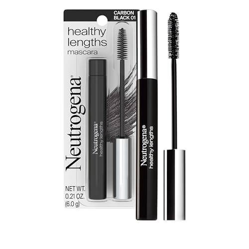 Máscara Neutrogena Healthy Lengths - Fórmula alargadora con Vitamina E y Aceite de Oliva, Carbon Black 0.21 oz, sin grumos ni manchas - imagen 3