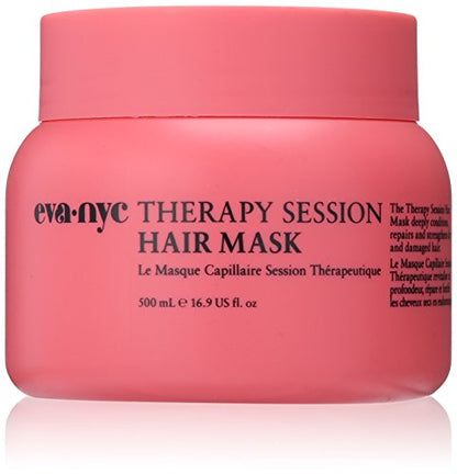 Mascarilla Capilar Eva NYC Therapy Session | Mascarilla Hidratante con Aceite de Argán y Proteína Vegetal | 16.9 fl oz - imagen 2