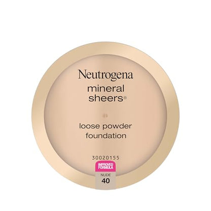 Neutrogena Mineral Sheers Polvo Suelto Liviano para Maquillaje con Vitaminas A, C y E, Cobertura Construible de Sheer a Media, Reductor de Rojez en - imagen 3