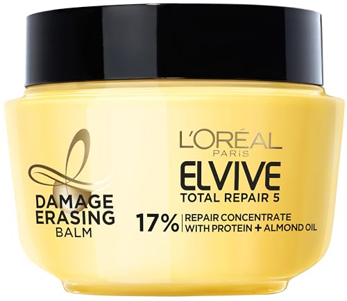 Bálsamo L'Oreal Paris Elvive Total Repair 5 para dañar con Almendra y Proteína, 8.5 Onzas - imagen 1