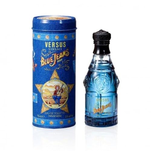 Versace Blue Jeans Colonia 2.5 Oz Eau De Toilette Spray para Hombre - imagen 4