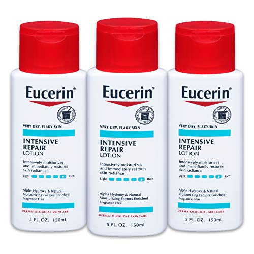 Loción Eucerin Intensive Repair - Loción Rica para Piel Muy Seca y Escamosa - Botella de 5 fl. oz. (Paquete de 3) - imagen 1