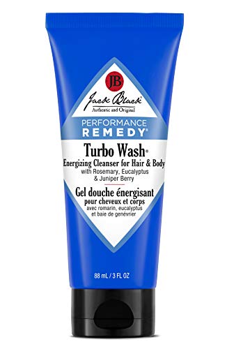 Jack Black Turbo Wash Limpiador Energizante para Cabello y Cuerpo, 3 Fl Oz - imagen 1