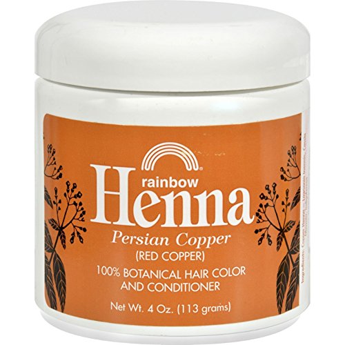 Rainbow Research Henna Coloración y Acondicionador para Cabello Cobre Persa, 4 oz., Rojo - imagen 3