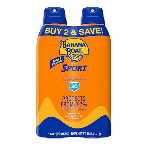 Banana Boat Sport Ultra Spray Solar SPF 30 | Paquete Doble de 6oz, Resistente al Agua, Libre de Oxybenzone - imagen 1