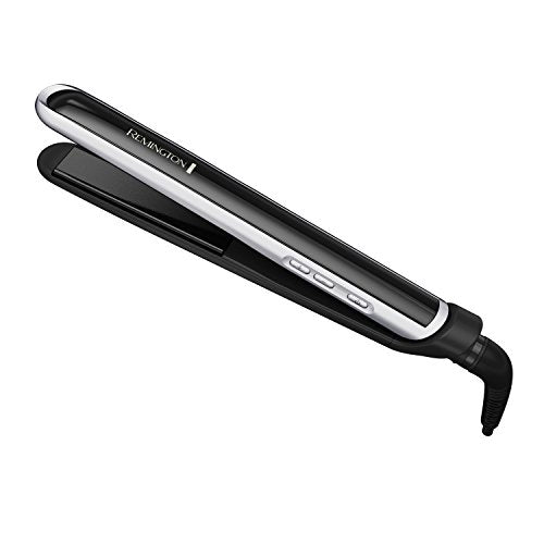 Plancha de Pelo Remington Pearl Pro Ceramic, Placas Flotantes de 1 Pulgada, Calentamiento Rápido en 30 Segundos, Negro y Blanco - imagen 4