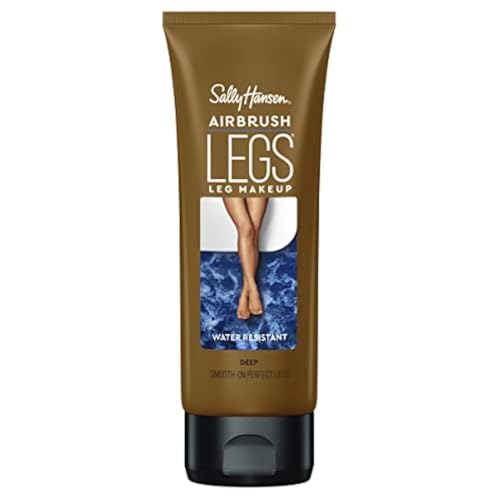 Sally Hansen Airbrush Legs® Maquillaje para Piernas, Tono Profundo, Aplicación Fácil, Acabado Impecable, Resistente al Agua, Lotion a Prueba de - imagen 2