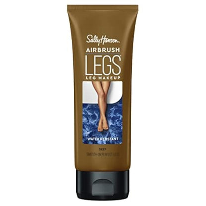 Sally Hansen Airbrush Legs® Maquillaje para Piernas, Tono Profundo, Aplicación Fácil, Acabado Impecable, Resistente al Agua, Lotion a Prueba de - imagen 2