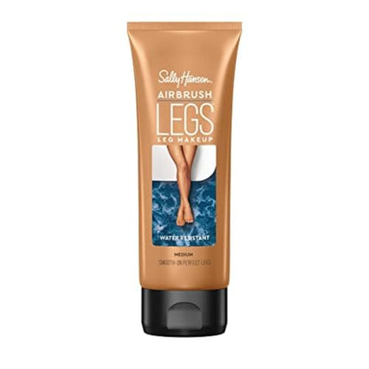 Sally Hansen Airbrush Legs® Maquillaje para Piernas, Tono Medio, Aplicación Fácil, Acabado Impecable, Resistente al Agua, Loción a Prueba de - imagen 1