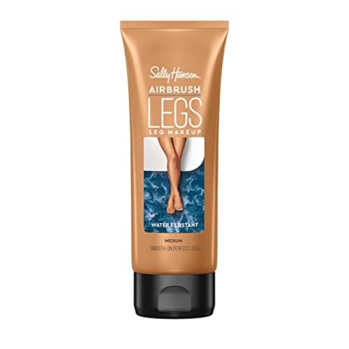 Sally Hansen Airbrush Legs® Maquillaje para Piernas, Tono Medio, Aplicación Fácil, Acabado Impecable, Resistente al Agua, Loción a Prueba de - imagen 2