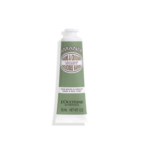 Crema de Manos y Uñas L'OCCITANE Almendra Deliciosa: Hidratación de 24 horas, con Aceite de Almendra, Aroma Irresistible, 1 Oz - imagen 1