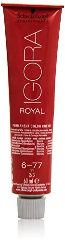 Schwarzkopf Igora Royal 6-77 Rubio Oscuro Cobrizo Extra, 60ml - imagen 3