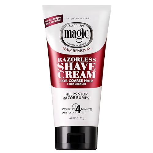 Crema Depilatoria Magic Razorless de SoftSheen-Carson, Crema para Remoción de Vello Corporal, Extra Fuerte, Efecto en 4 Minutos, 6 oz - imagen 2