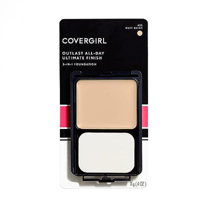 CUBIERTA Outlast Base de Maquillaje de Acabado Ultimate Todo el Día, Beige Buff 425 - imagen 1