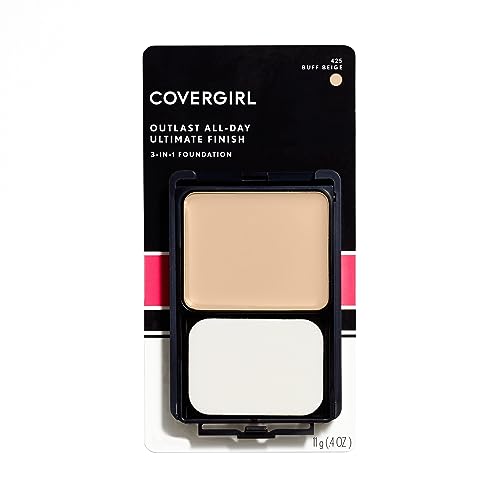 CUBIERTA Outlast Base de Maquillaje de Acabado Ultimate Todo el Día, Beige Buff 425 - imagen 3