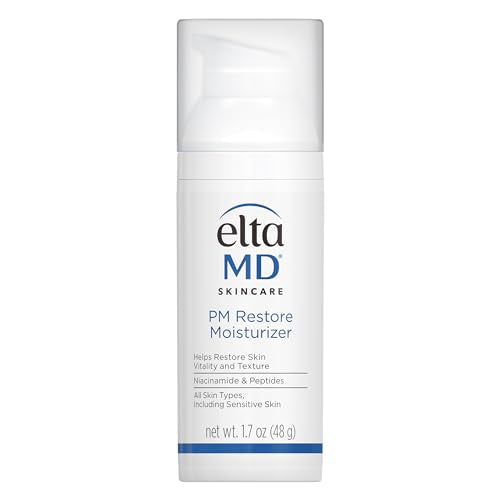 EltaMD PM Restore Hidratante Facial, Crema Nocturna para Todo Tipo de Piel, 1.7 oz con Dosificador - imagen 3