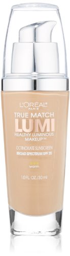 Maquillaje L'Oreal Paris True Match Lumi Healthy Luminous, W5 Arena Beige, 1 fl oz. - imagen 4