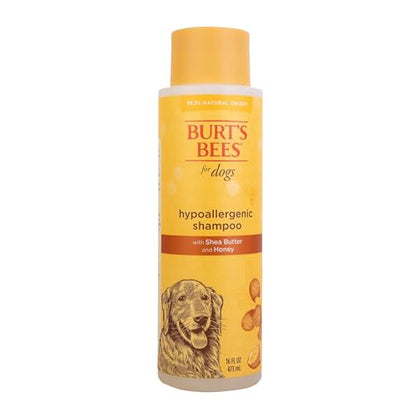 Champú Hipoalergénico para Perros Burt's Bees con Manteca de Karité y Miel, Fórmula Natural para Piel y Pelaje Sensible, 16 Fl Oz - imagen 2