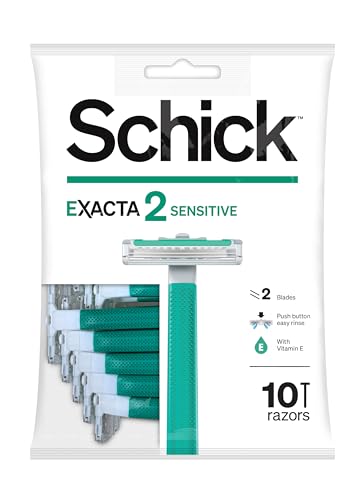 Rasuradora desechable Schick Exacta2 Sensitive, 10 piezas (1 paquete) - imagen 2