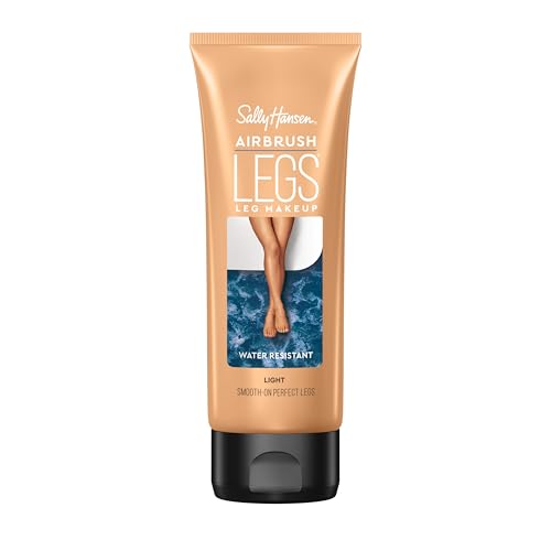 Sally Hansen Airbrush Legs Loción de Maquillaje para Piernas | Aplicación Fácil, Acabado Sutil Bronceado, Resistente al Agua, a Prueba de - imagen 1