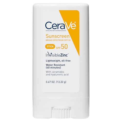 CeraVe Protector Solar Mineral en Barra SPF 50, Amplio Espectro + Ácido Hialurónico + Ceramidas, 100% Mineral, Sin Fragancia y Sin Aceite - imagen 3