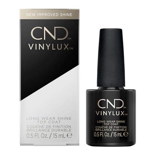 CND Vinylux Top Coat de Larga Duración y Brillo, Fórmula de Secado Rápido, Fácil de Quitar, 0.5 Fl Oz - imagen 1