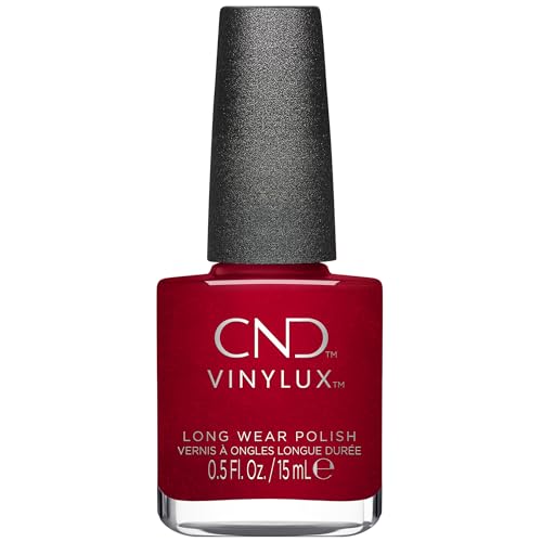 CND Vinylux Esmalte de Uñas de Larga Duración Color Rojo, Acabado Brillante y Resistente a Astillado, Hollywood, 0.5 fl. oz - imagen 3