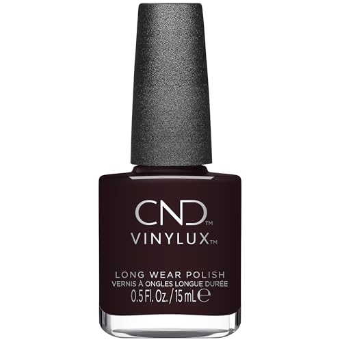 Esmalte de Uñas CND Vinylux de Larga Duración Color Púrpura, Brillo Gel y Resistente a Astillas, Dahlia Oscuro, 0.5 fl. oz - imagen 1