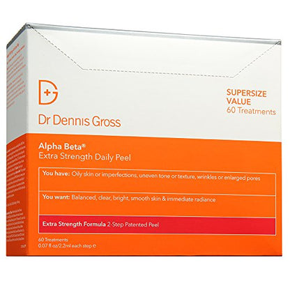 Dr. Dennis Gross Alpha Beta Peel Extra Fuerte – Almohadillas Exfoliantes de 2 Pasos para Anti-Envejecimiento, Piel Suave y Tez Radiante, 60 - imagen 4