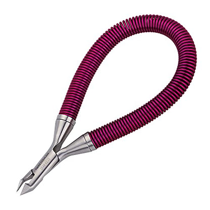 Cortaúñas de Cutícula de Acero Inoxidable Tweezerman con Mango Antideslizante y Resorte Espiral (Colores Variados) - imagen 3