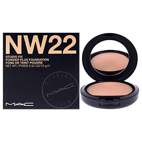 MAC Studio Fix Powder Plus Foundation - Base NW22 para Mujeres 0.52 oz - imagen 2