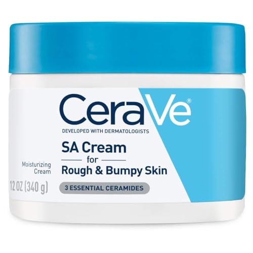 Crema Hidratante CeraVe con Ácido Salicílico, Crema Exfoliante Corporal con Ácido Láctico, Ácido Hialurónico, Niacinamida y Ceramidas, Sin Fragancia, - imagen 1