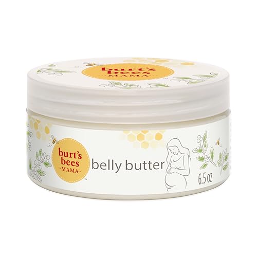 Crema para Estrías Burt's Bees Mama Belly Butter para Embarazo, Cuidado de Piel Tummy Prenatal y Postnatal, Rica en Manteca de Karité y Vitamina E, - imagen 4