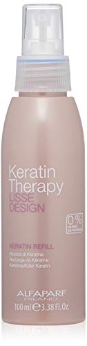 ALFAPARF MILANO Keratin Therapy Lisse Design Spray Relleno, Protector Térmico, Mantiene y Mejora Tratamientos, Calidad Profesional, 3.38 Fl Oz - imagen 3