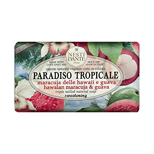 Jabón Natural Nesti Dante Paradiso Tropicale Triple Milled - Maracuyá y Guayaba de Hawái, 8.8 oz - imagen 2