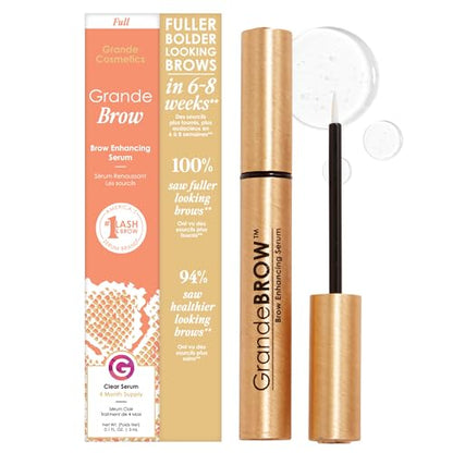 Suero para cejas GrandeBROW de Grande Cosmetics - Suero potenciador para cejas más llenas y audaces con vitaminas, péptidos y antioxidantes - - imagen 4