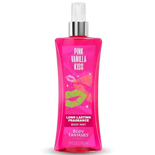 BODY FANTASIES SIGNATURE Spray Corporal de Fragancia, Pink Vanilla Kiss Fantasy, 8 Onzas Fluidas - imagen 1