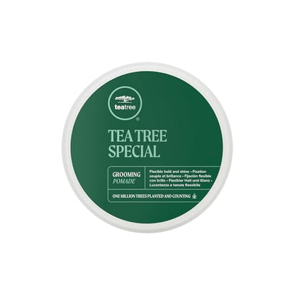 Pomada de Peinado Tea Tree, Sujeción Flexible + Brillo, Para Todo Tipo de Cabello, Especialmente Ondulado + Rizado, 3 oz. - imagen 1