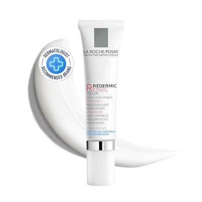Crema para los Ojos La Roche-Posay Redermic R con Retinol, Anti-Envejecimiento para Reducir Arrugas y Ojeras, 0.5 Fl Oz (Paquete de 1) - imagen 3